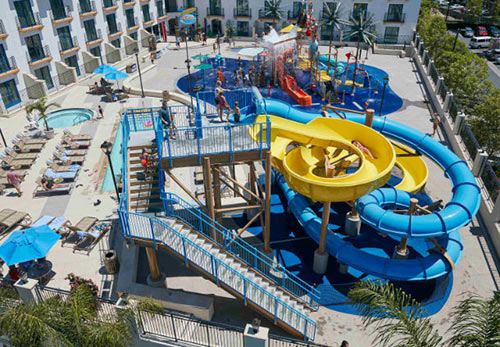 Courtyard Anaheim Theme Park Entrance Room Tour Water Park