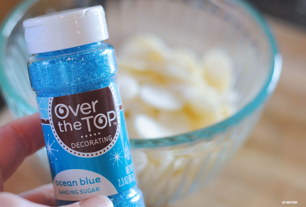 blue sugar sprinkles
