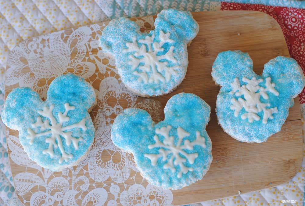 Finished snowflake treat
