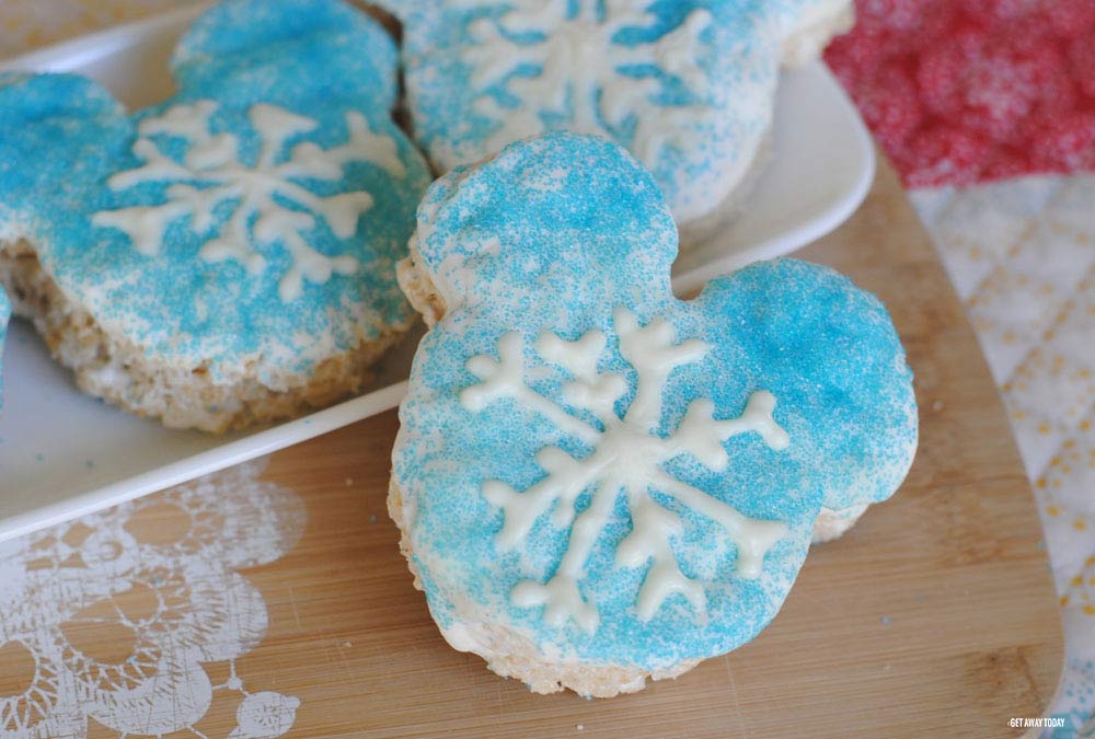 Header of snowflake frozen treat