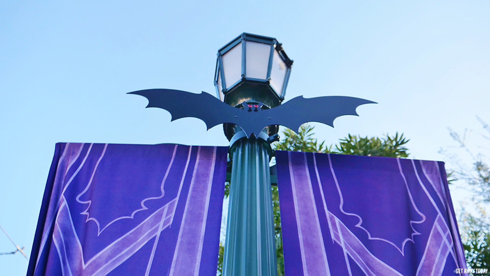Disneyland Changes for Halloween 2019 Bat Flags