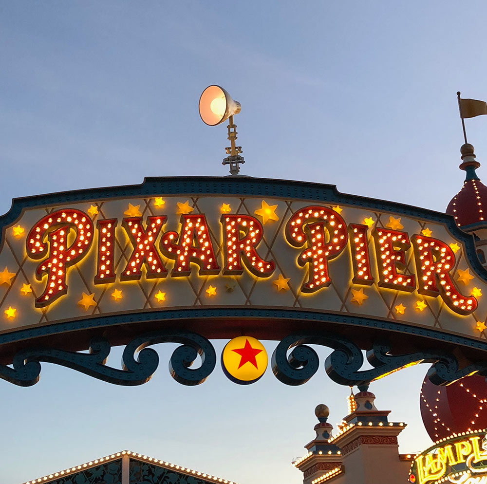 Disneyland Movies Pixar Pier Lamp