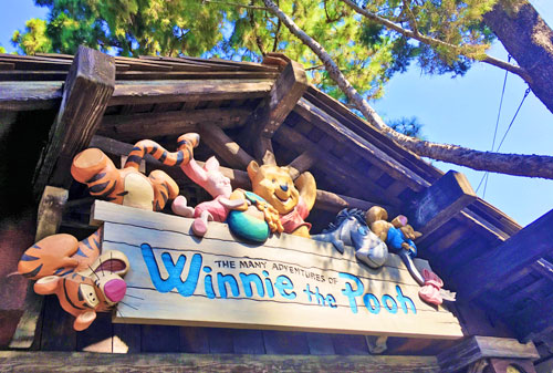 Winnie the Pooh attraction at Disneyland