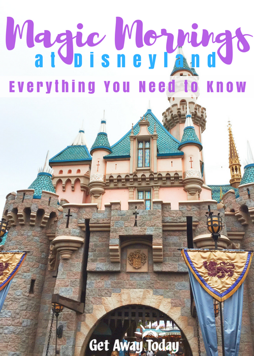 Magic Mornings at Disneyland Pin | Get Away Today