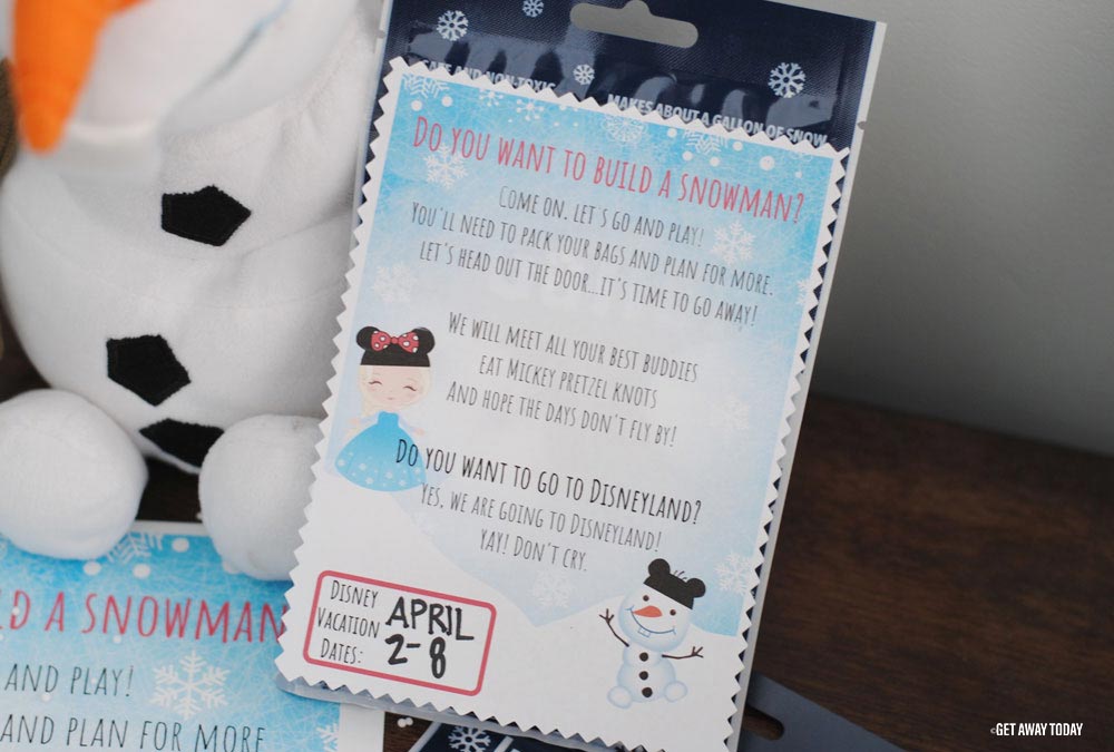 Header frozen inspired vacation surprise reveal