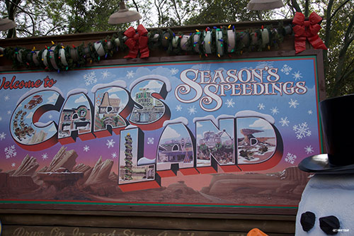 Guide to Holidays at Disneyland 2018 Cars Land
