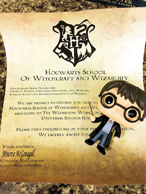 Hogwarts acceptance letter from first 'Harry Potter' movie could