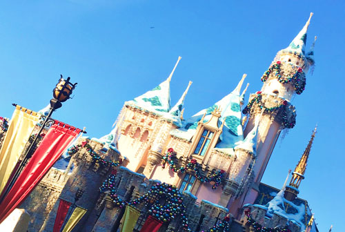 Christmas at Disneyland Holiday Castle