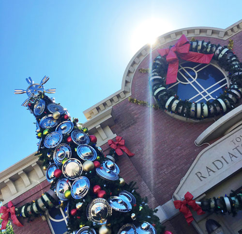 Christmas at Disneyland Cars Land