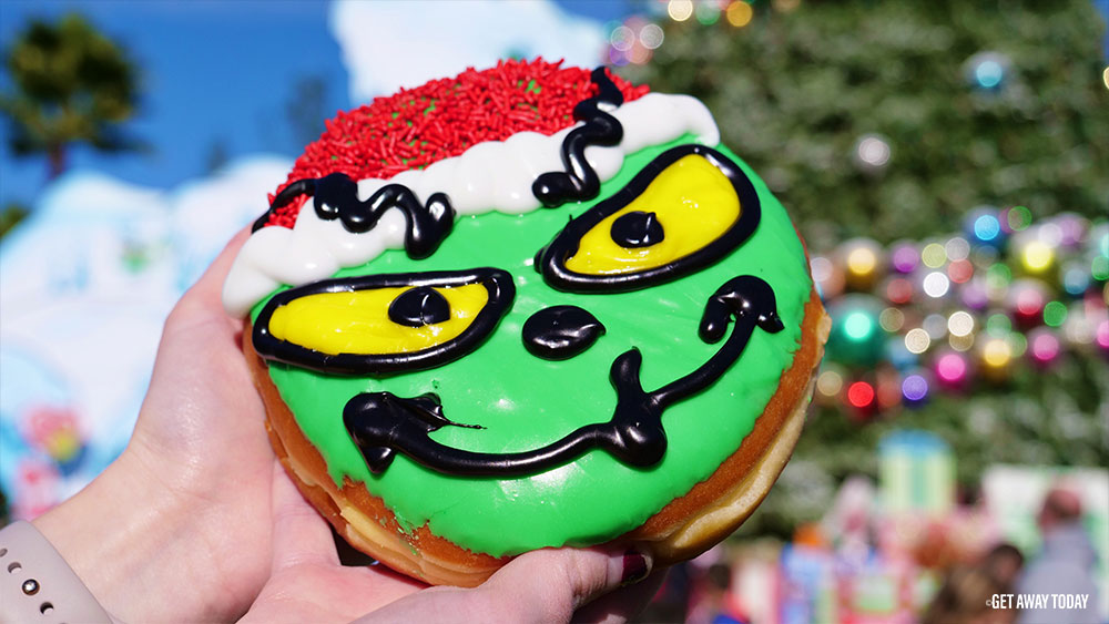 Holidays at Universal Studios Hollywood Grinch Donut