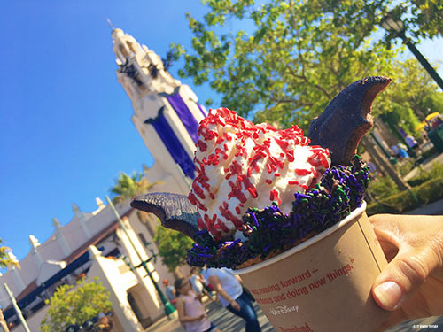 If you don't have Mickey's Halloween Party tickets, try a Bat Wing Sundae