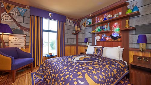 Legoland Castle Hotel Magic Wizard Room Tour