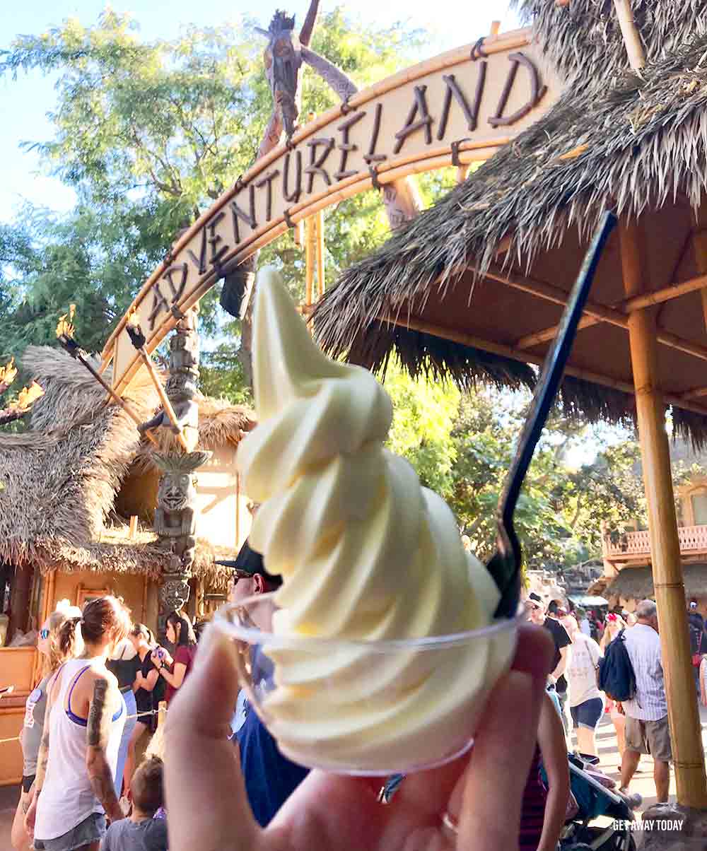 Dole whip Adventureland sign