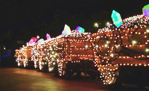 Main Street Electrical Parade Seven Dwarfs Mine Cars