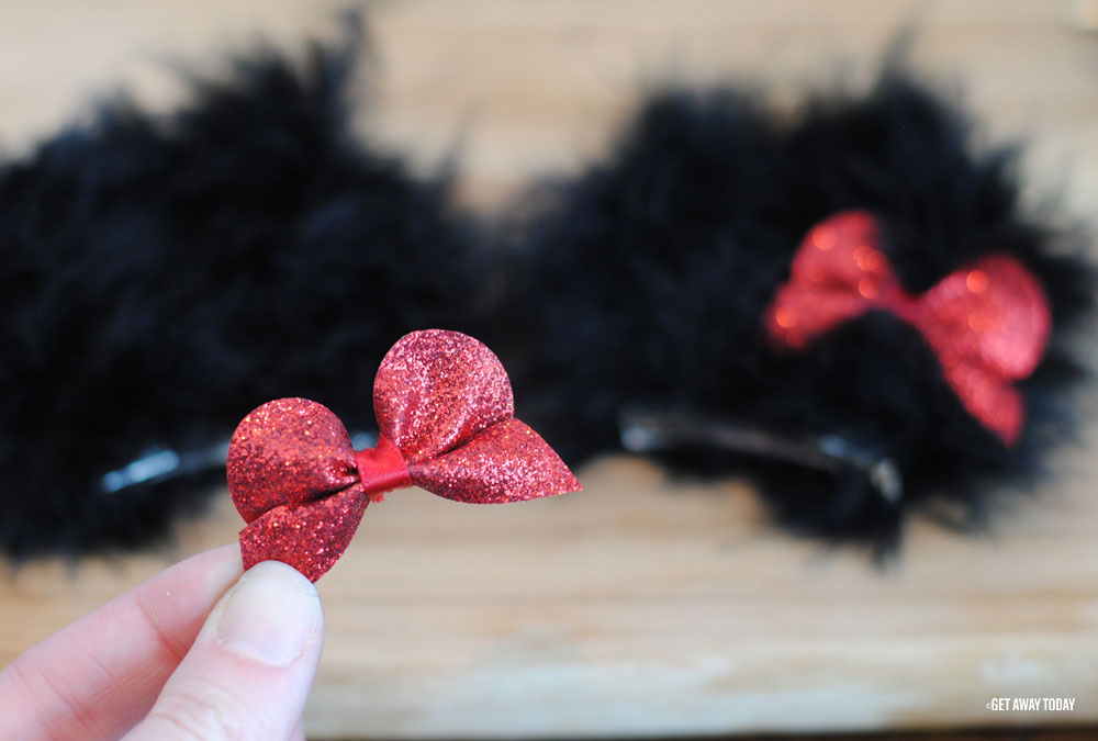 Make your own Minnie clips Bow