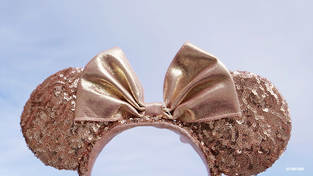 Minnie Mouse Ears Rose Gold Ears