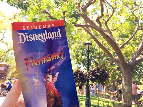 New Fantasmic at Disneyland Map