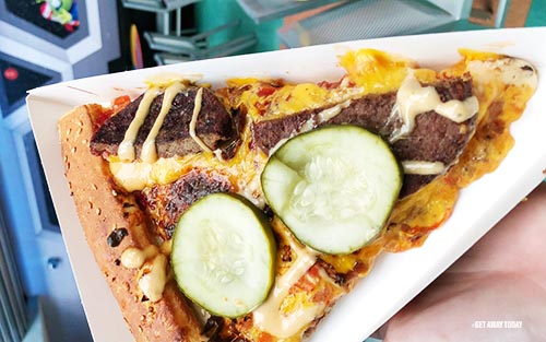 Pixar Fest Food Cheeseburger Pizza