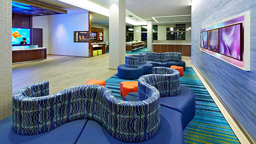 Springhill Suites Anaheim Resort Convention Center Lobby