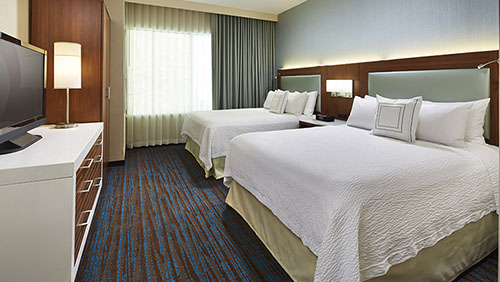 Springhill Suites Anaheim Resort Convention Center Review 2 Queen Room
