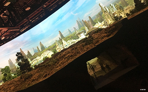 Star Wars Land at Disneyland Entrances