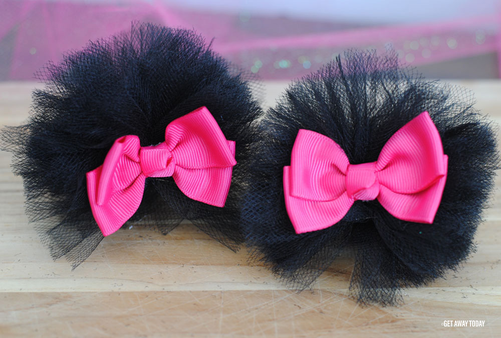 Tulle Minnie Ears Finished
