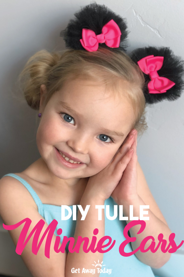 DIY Tulle Minnie Ears || Get Away Today