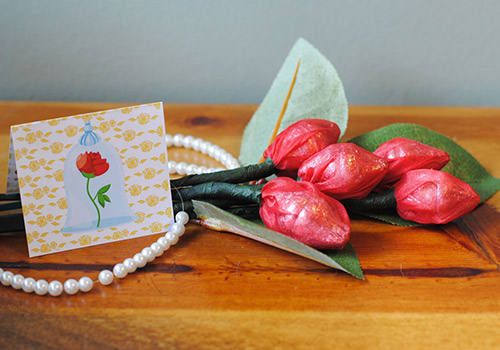 Beauty and the Beast Printable Disney Vacation Surprise Roses