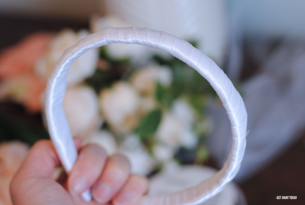 Bride Minnie Mouse Ears Ribbon