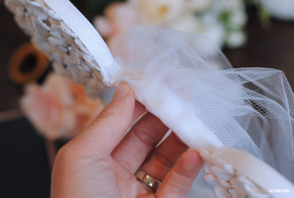 Bride Minnie Mouse Ears Veil