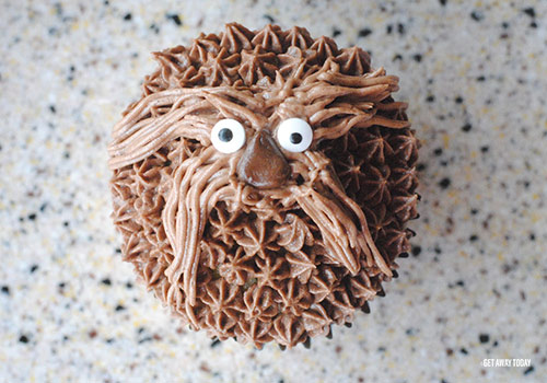 Chewbacca Cupcakes Star Wars Recipe Face