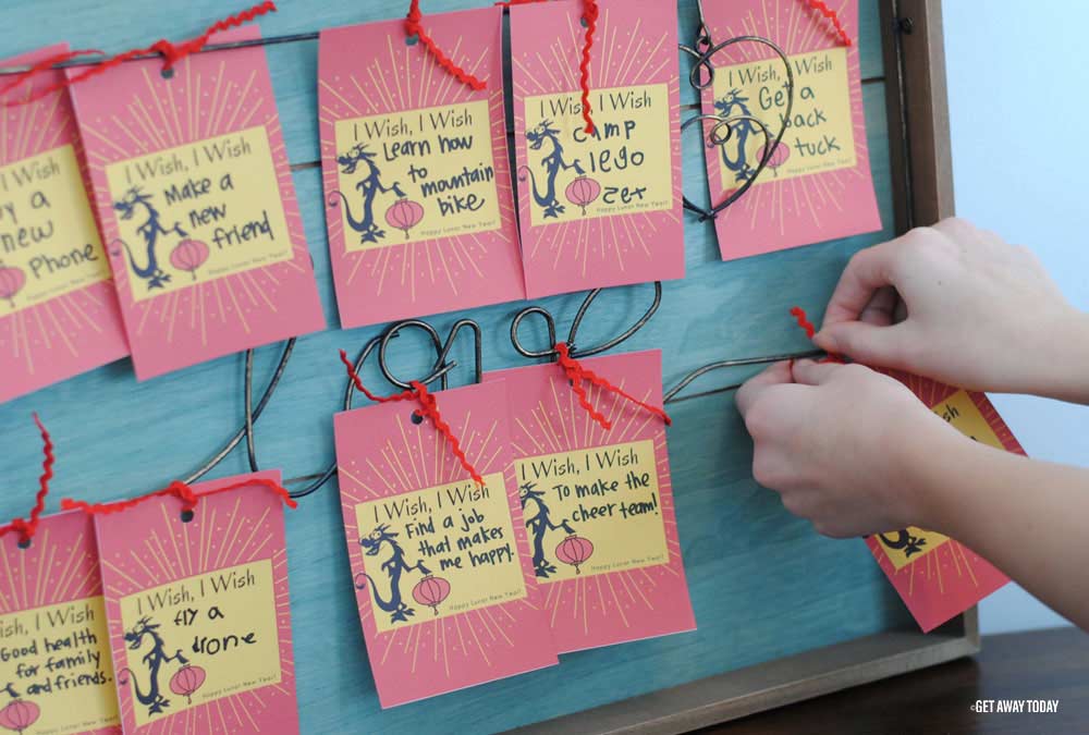 Chinese New Year Activity - Wishing Wall