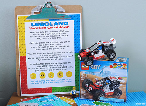 Free Countdown to Legoland Printable