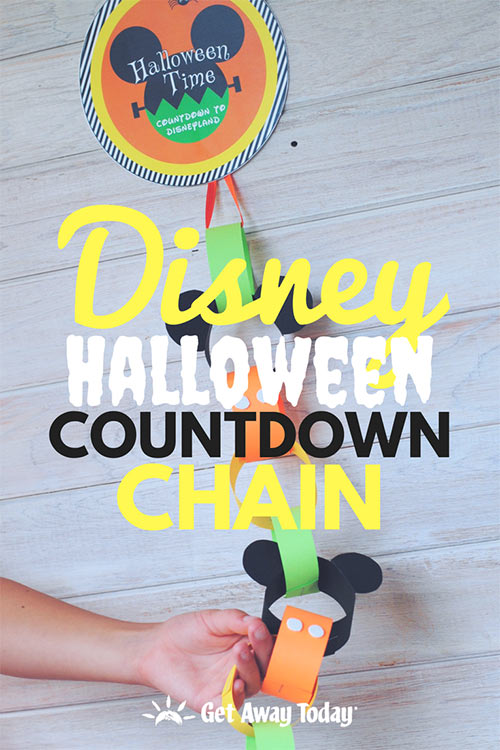 Disney Halloween Countdown Chain || Get Away Today
