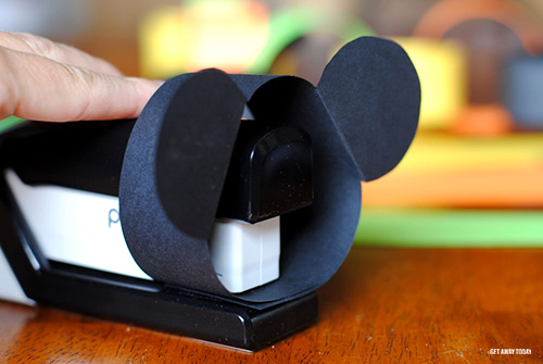 Stapling the Disney Halloween Countdown Chain