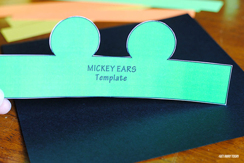 Template for Disney Halloween Countdown Chain