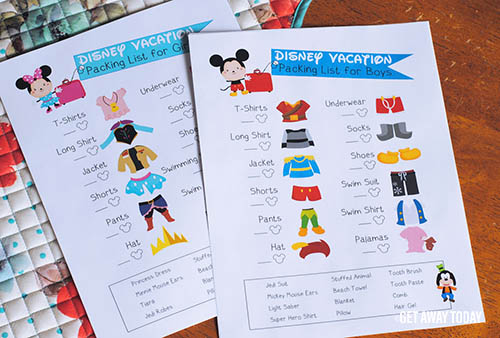 Walt Disney World Packing List for Kids & Parents [Free, Printable PDF]