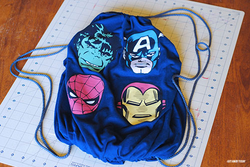 Disney Drawstring Bag Tutorial