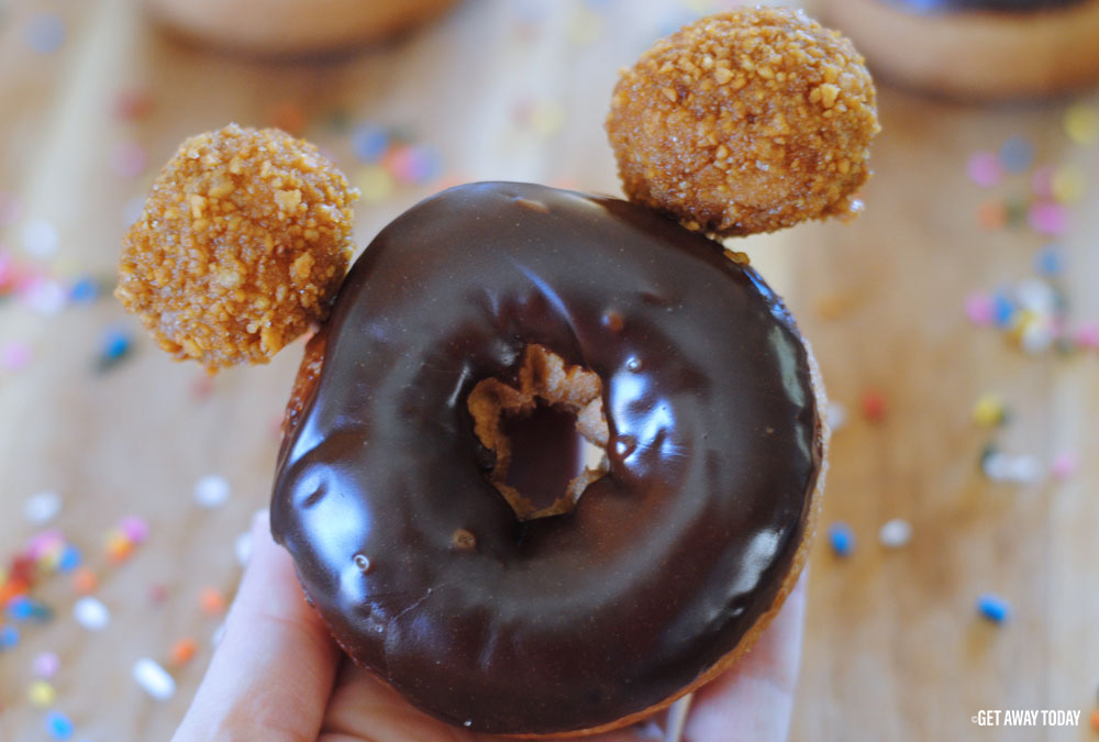Disney Vacation Announcement Mickey Mouse Donut