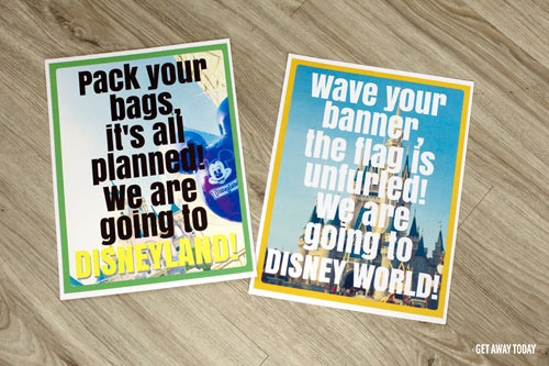 Vacation Surprise Disney Puzzle Templates