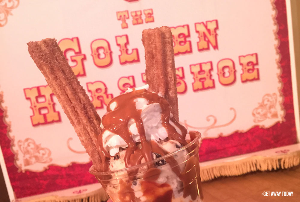 Disneyland Churro Sundae Recipe Golden Horseshoe