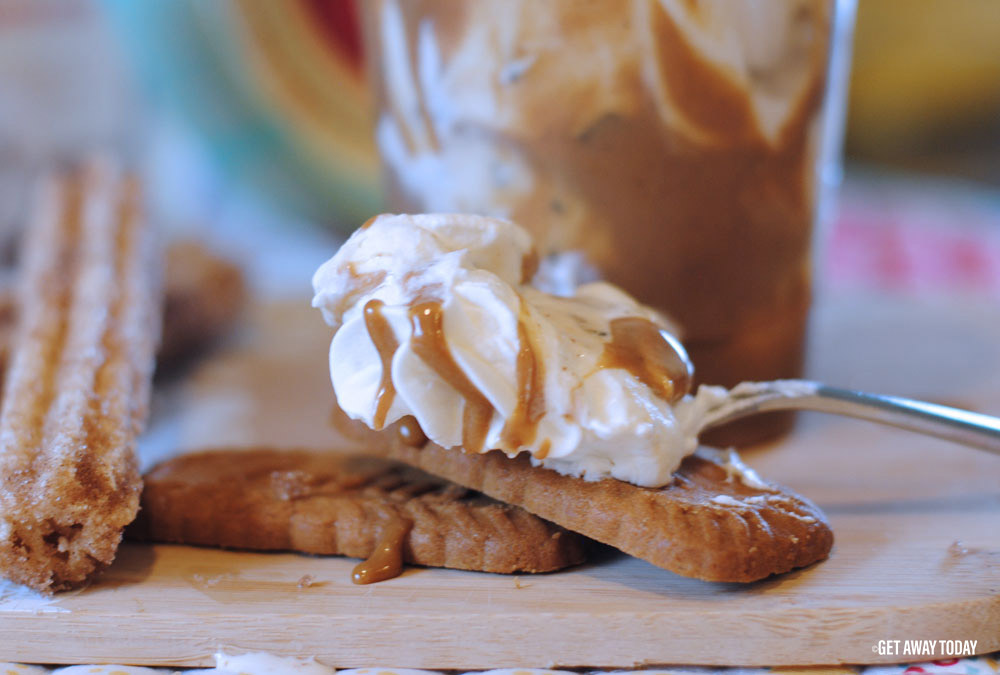 Disneyland Churro Sundae Recipe Spoon