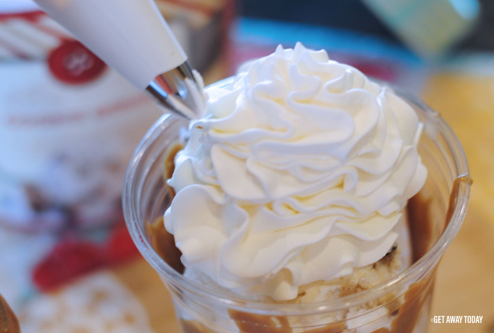 Disneyland Churro Sundae Recipe Whipped Cream