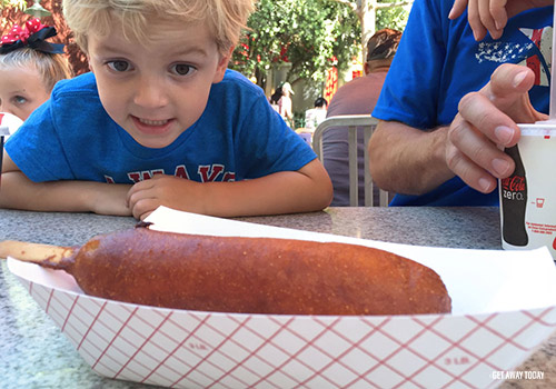 Disneyland Corn Dog Yum