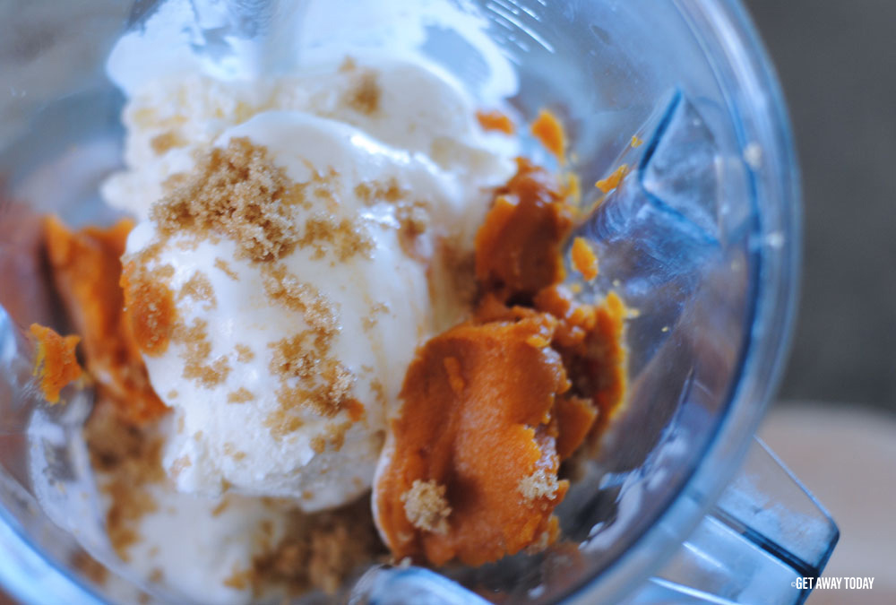 Disneyland Pumpkin Spice Shake Brown Sugar