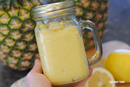 Dole Whip Donut Curd