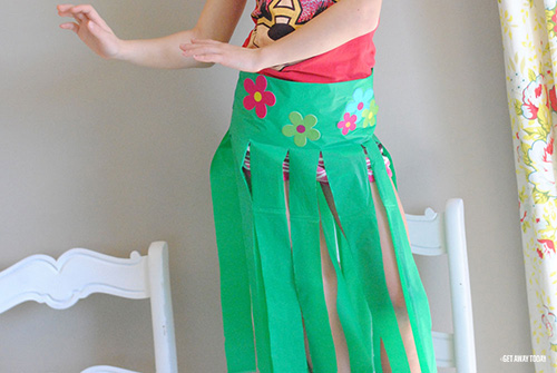 Easy Moana Skirt Tutorial