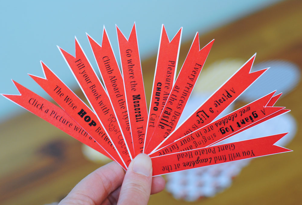 Disney Vacation Surprise Fortunes