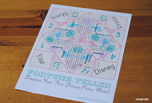 Disney Prince Valentine Printable