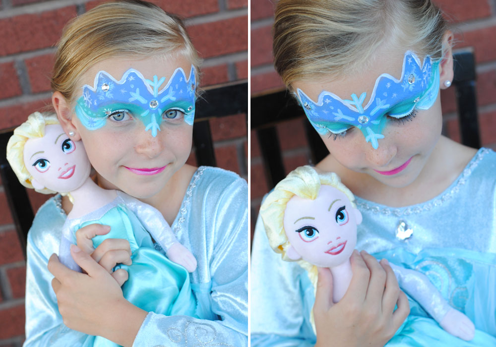 Video Tutorial: Frozen Face Paint Design 